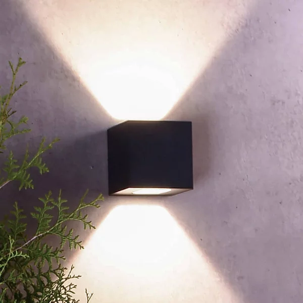 Deko-Light Applique da esterni a LED Jabbah, Alluminio / Grigio / Zincato, Alluminio, Moderno, Applique LED da esterni