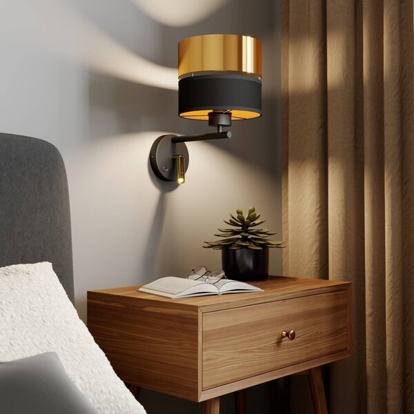 TK Lighting Applique Hilton con luce LED di lettura