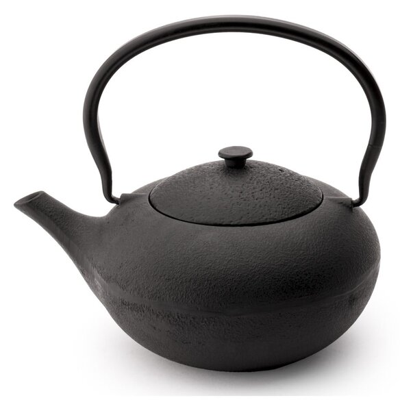 Set da tè in porcellana-leghe bianco-nero Shanxi - Bredemeijer