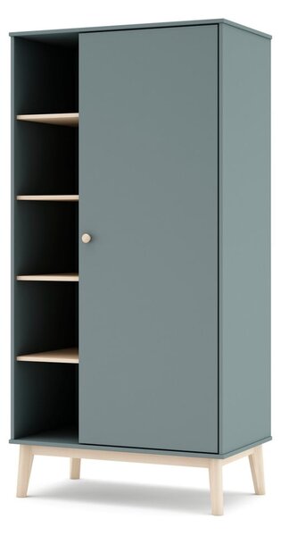 Armadio per bambini verde polveroso 90x180x52 cm Esteban – Marckeric