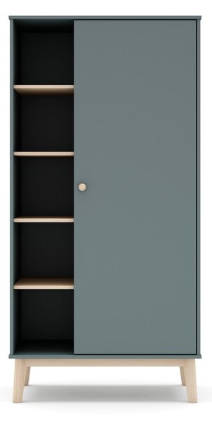 Armadio per bambini verde polveroso 90x180x52 cm Esteban – Marckeric