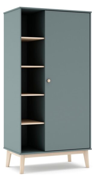 Armadio per bambini verde polveroso 90x180x52 cm Esteban – Marckeric