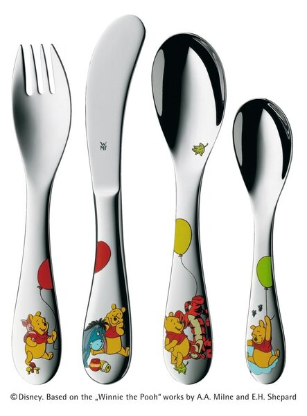 Set di 4 posate per bambini in acciaio inox Winnie the Pooh Winnie the Pooh - WMF