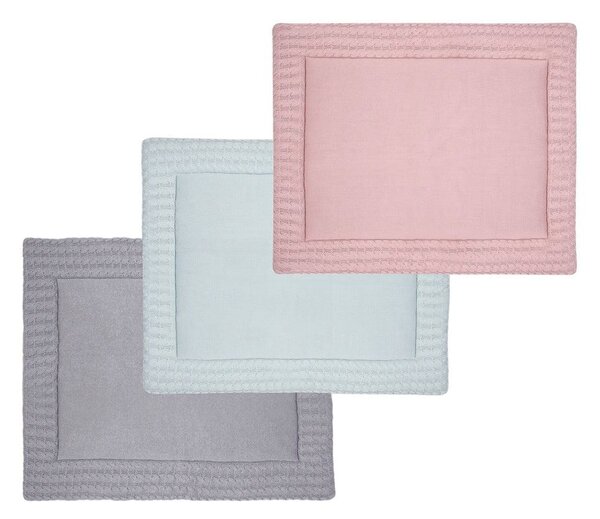 Tappeto da gioco in cotone grigio, 70 x 90 cm - Kindsgut