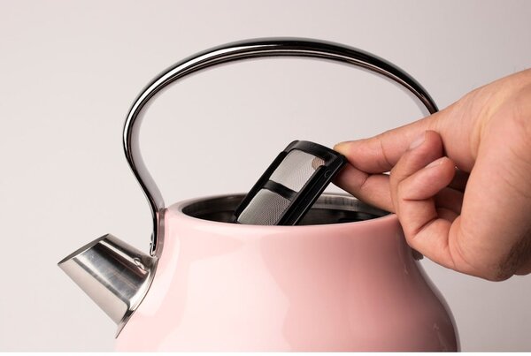 Bollitore rosa 1,7 l Heritage - Haden