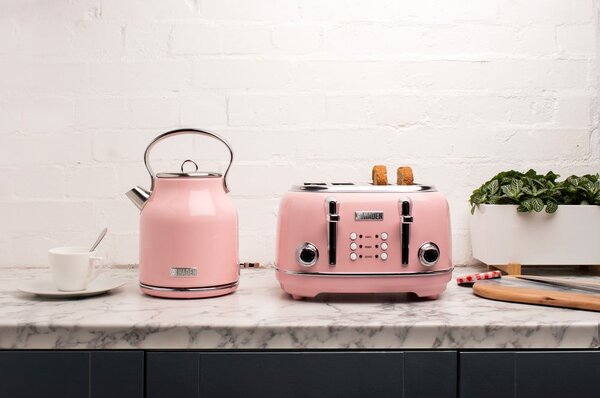 Bollitore rosa 1,7 l Heritage - Haden