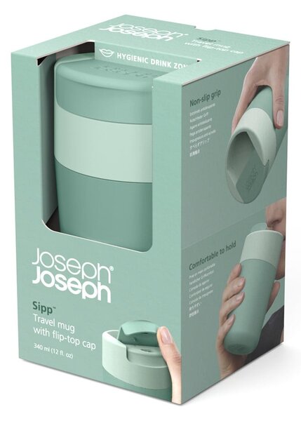 Tazza da viaggio in menta 340 ml Sipp - Joseph Joseph