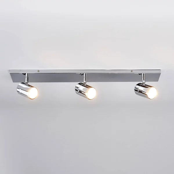 Plafoniera DEJAN Lindby, dimmerabile, Cromo / Argento, Bagno, Metallo, Moderno, Plafoniera