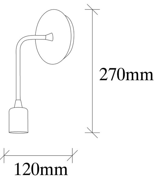 Lampada da parete in colore bronzo Dartini - Opviq lights