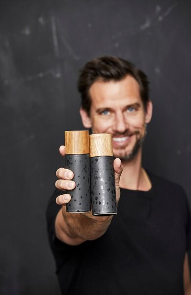 Set macina pepe e sale nero in ceramica 2 pz Gastro Black – Bitz