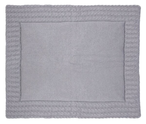 Tappeto da gioco in cotone grigio, 70 x 90 cm - Kindsgut