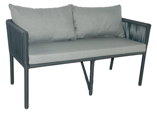 Set da pranzo da giardino in rattan grigio per 6 persone Vera 2 - Floriane Garden