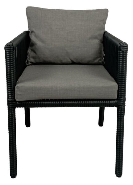Set da pranzo da giardino in rattan grigio per 6 persone Vera 2 - Floriane Garden