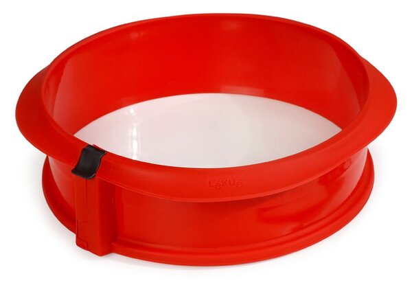 Tortiera Springform in silicone rosso, ⌀ 23 cm - Lékué