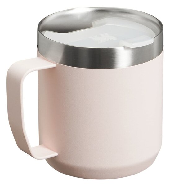 Tazza termica rosa chiaro in acciaio inox 350 ml Stay-Hot Camp Mug Rose Quartz – Stanley