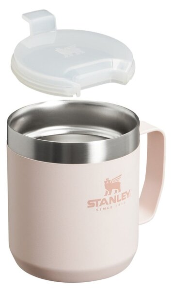 Tazza termica rosa chiaro in acciaio inox 350 ml Stay-Hot Camp Mug Rose Quartz – Stanley