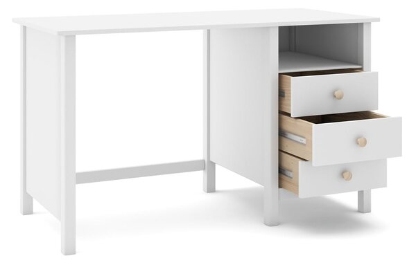 Scrivania per bambini in legno di pino 54x120 cm Max - Marckeric