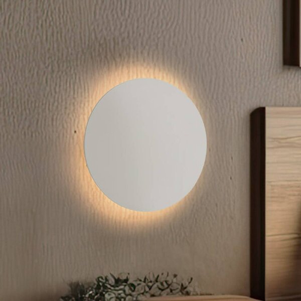 Applique da parete Luna TK Lighting, dimmerabile, Crema / Ambra, Soggiorno / Sala da pranzo, Metallo, Applique
