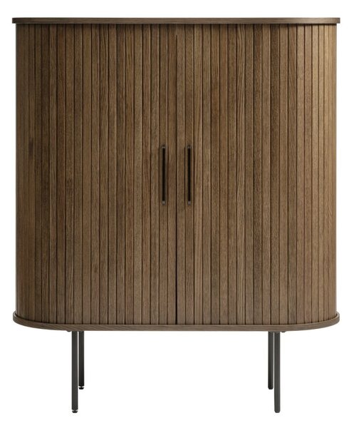 Mobile marrone in rovere 100x118 cm Nola - Unique Furniture