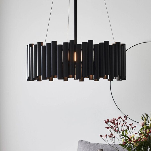 Markslöjd Lampada a sospensione Level, dimmerabile, Nero, Soggiorno / Sala da pranzo, Metallo, Moderno, Lampada a sospensione