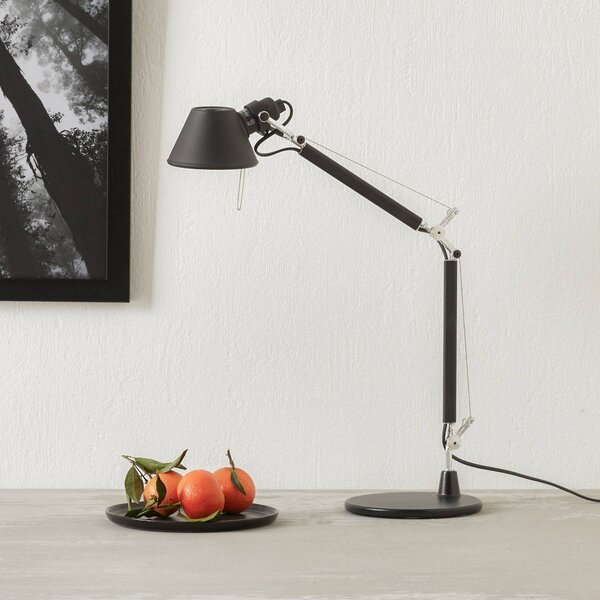 Artemide Lampada da scrivania Tolomeo Micro, Nero, Studio / Ufficio, Alluminio, Design, Lampada da tavolo