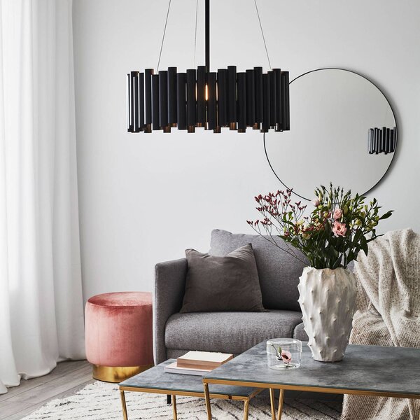 Markslöjd Lampada a sospensione Level, dimmerabile, Nero, Soggiorno / Sala da pranzo, Metallo, Moderno, Lampada a sospensione