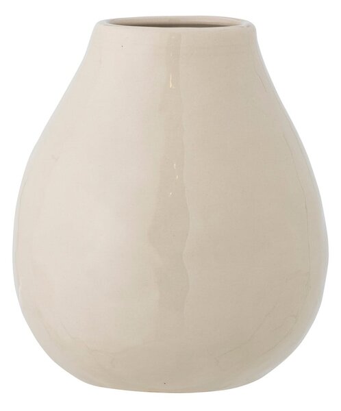 Vaso in gres dipinto a mano color crema (altezza 17 cm) Taza - Bloomingville