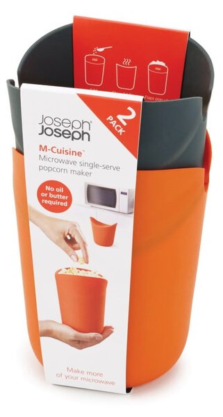 Set di 2 macchine per la cottura dei popcorn a microonde M-Cuisine - Joseph Joseph