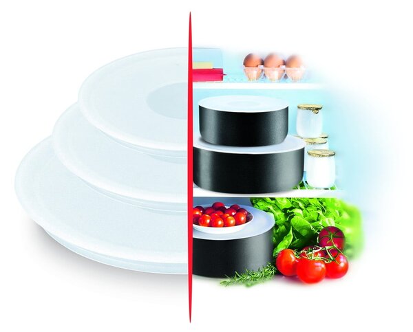 Coperchi per la conservazione degli alimenti in set da 3 - Tefal