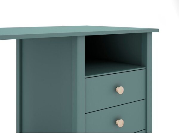 Scrivania per bambini in legno di pino 54x120 cm Max - Marckeric