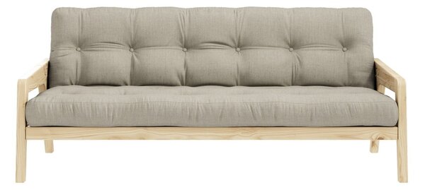 Divano letto beige 204 cm Grab - Karup Design