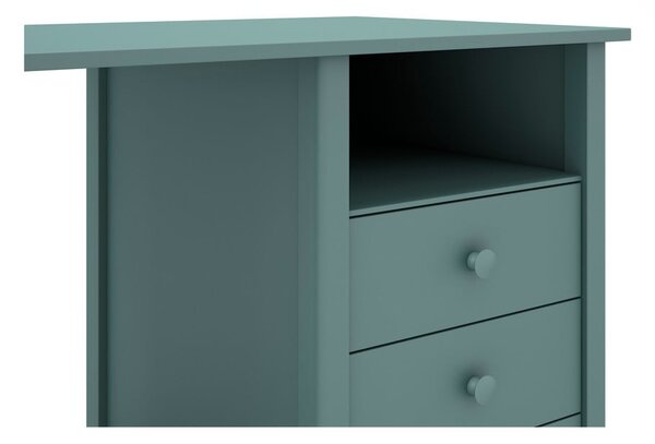 Scrivania per bambini in legno di pino 54x120 cm Max - Marckeric