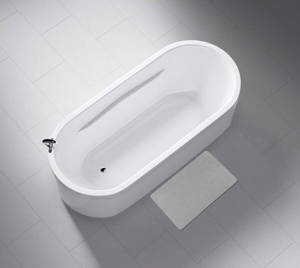 Tappetino da bagno grigio 50x80 cm - Wenko