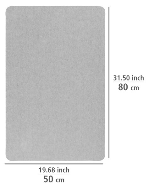 Tappetino da bagno grigio 50x80 cm - Wenko
