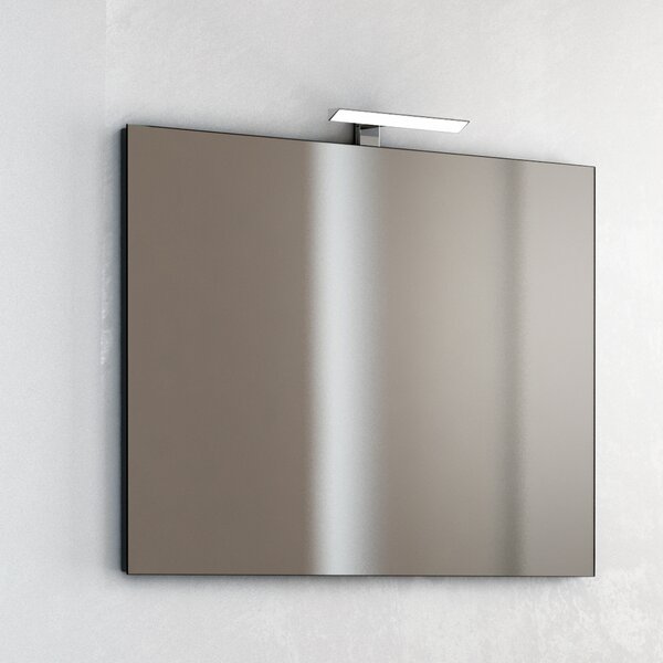Specchio con lampada M007 120x70 e telaio perimetrale