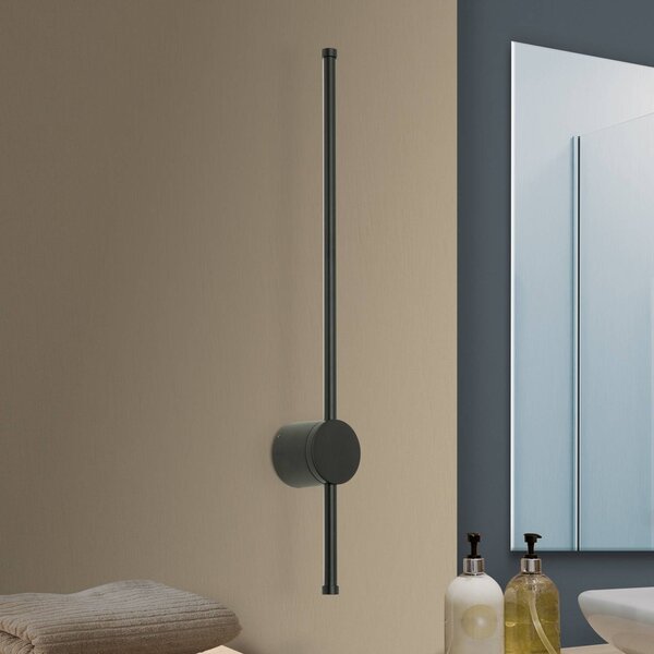 ORION Applique da parete a LED Ferdinand, Nero, Soggiorno / Sala da pranzo, Alluminio, Moderno, Applique a LED