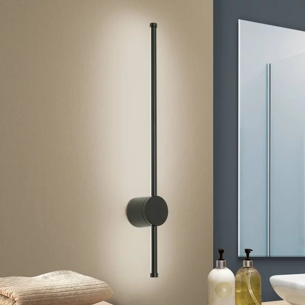 ORION Applique da parete a LED Ferdinand, Nero, Soggiorno / Sala da pranzo, Alluminio, Moderno, Applique a LED