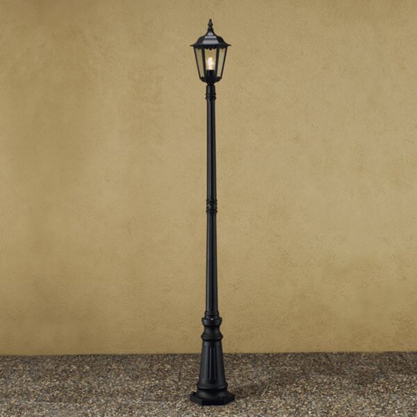 Konstsmide Lampione Firenze 1 luci, verde FIRENZE, Verde, Vetro, Campagna / Rustiche