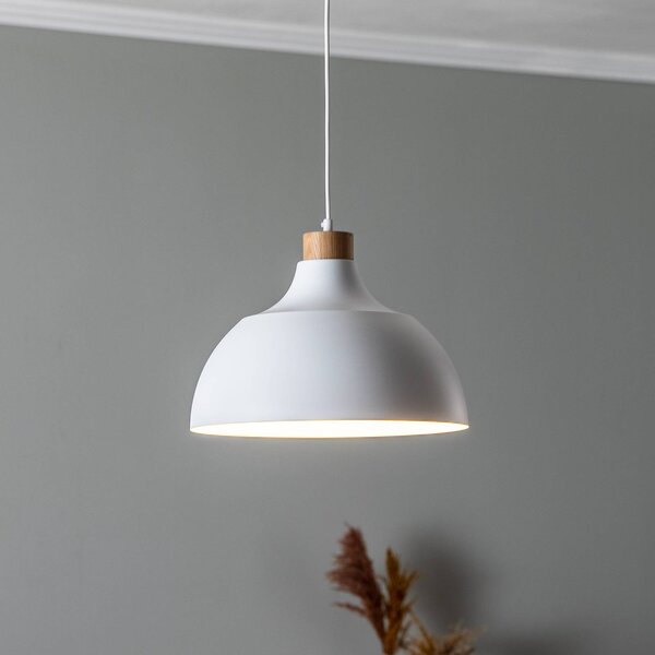 Lampada a sospensione Kaitt Envostar, dimmerabile, Bianco / Opale, Soggiorno / Sala da pranzo, Metallo, Scandinavo, Lampada a sospensione