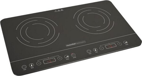 Piano cottura a induzione 2 fuochi 3500w Kitchen chef KCYL35-DC06