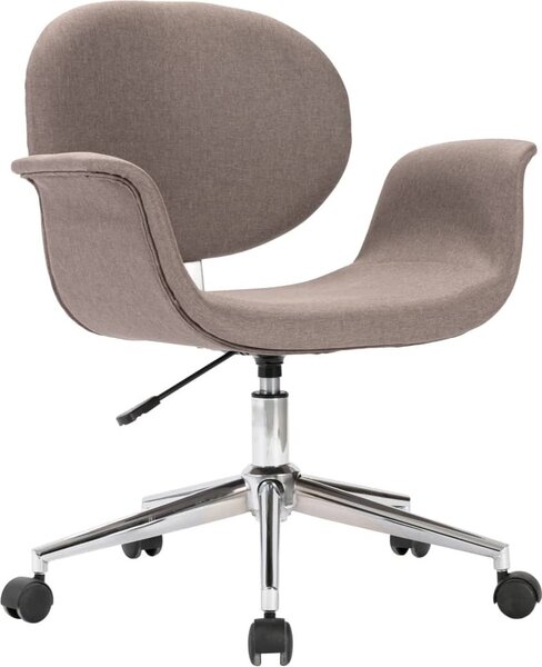 Sedia da Ufficio Girevole Grigio Talpa in Tessuto