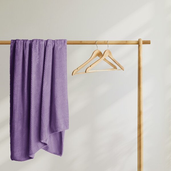 Coperta in microfibra viola, 150 x 200 cm Henry - DecoKing