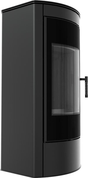 Stufa in acciaio KRATKI TITAN Panorama Ø 150 11 kW