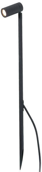 FARO BARCELONA Proiettore LED a picchetto Seth-60 alto 60 cm Seth, Nero, Alluminio, Moderno