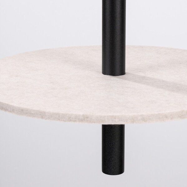 Lampadario nero/beige in metallo ø 30 cm Rilu – Sollux