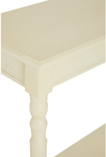Tavolo consolle avorio in pino massiccio 30x80 cm Heritage – Premier Housewares