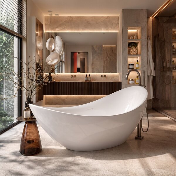 Vasca da bagno freestanding Rea Maris 180