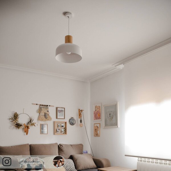 Lampada a sospensione Carlise Lindby, dimmerabile, Bianco / Opale, Soggiorno / Sala da pranzo, Metallo, Scandinavo, Lampada a sospensione