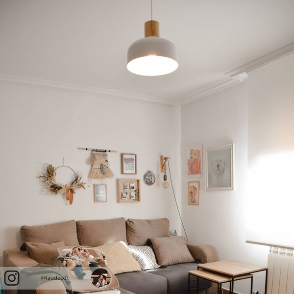 Lampada a sospensione Carlise Lindby, dimmerabile, Bianco / Opale, Soggiorno / Sala da pranzo, Metallo, Scandinavo, Lampada a sospensione