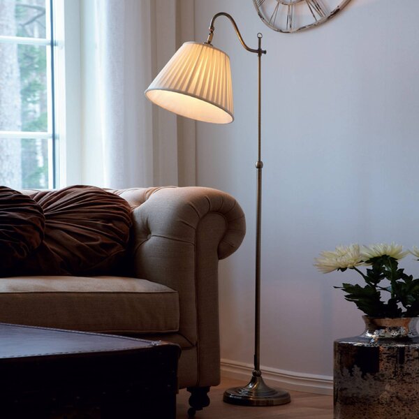 Markslöjd Lampada da terra CHARLESTON, Bronzo / Ottone antico, Soggiorno / Sala da pranzo, Metallo, Antico, Lampada da terra